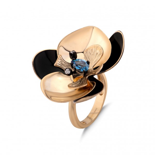 Кольцо Roberto Bravo из золота с бриллиантам