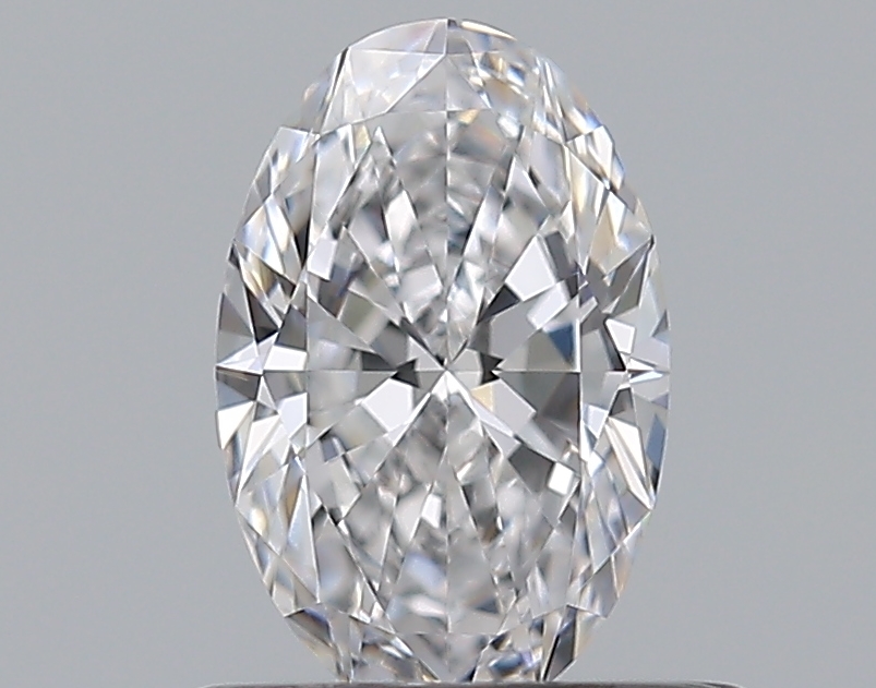 Oval 0.6 ct D IF