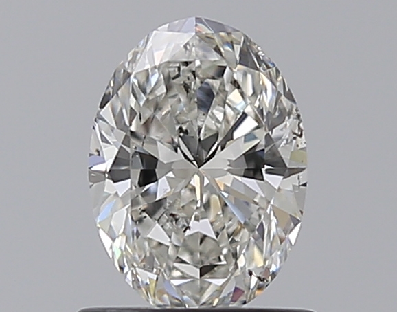 Oval 0.9 ct H SI2