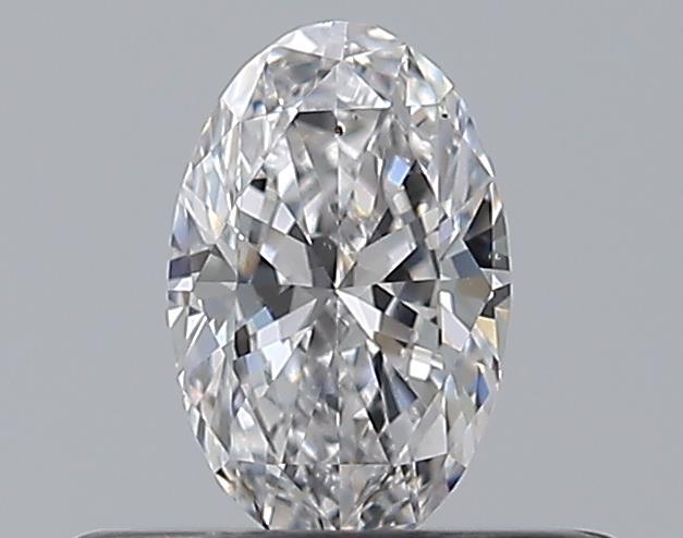 Oval 0.3 ct D SI1