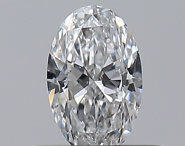 Oval 0.3 ct D SI1