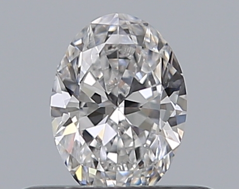 Oval 0.3 ct D VVS2