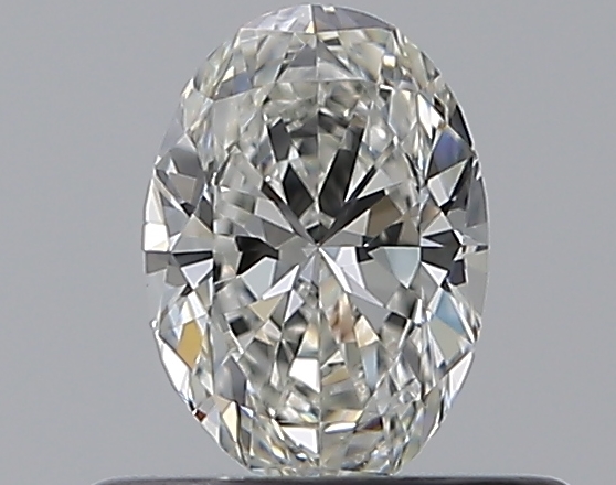 Oval 0.4 ct H VVS2
