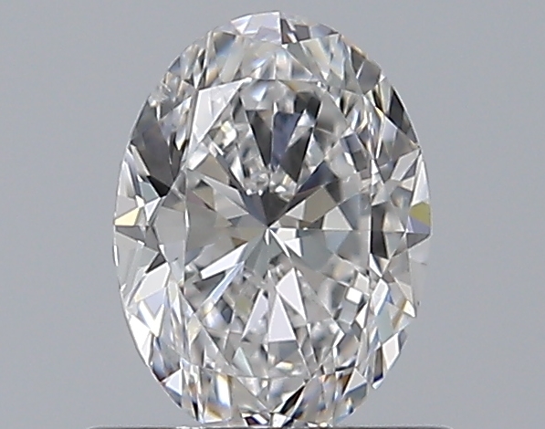 Oval 0.71 ct D SI1