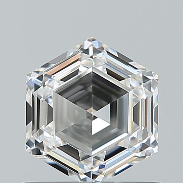 Hexagonal 0.7 ct F VVS2
