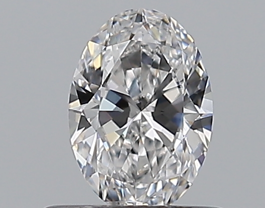 Oval 0.46 ct D VVS2