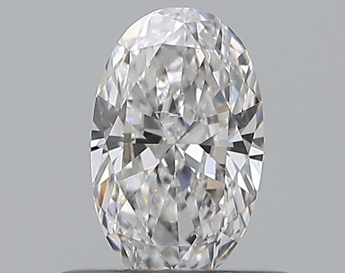 Oval 0.4 ct D SI1