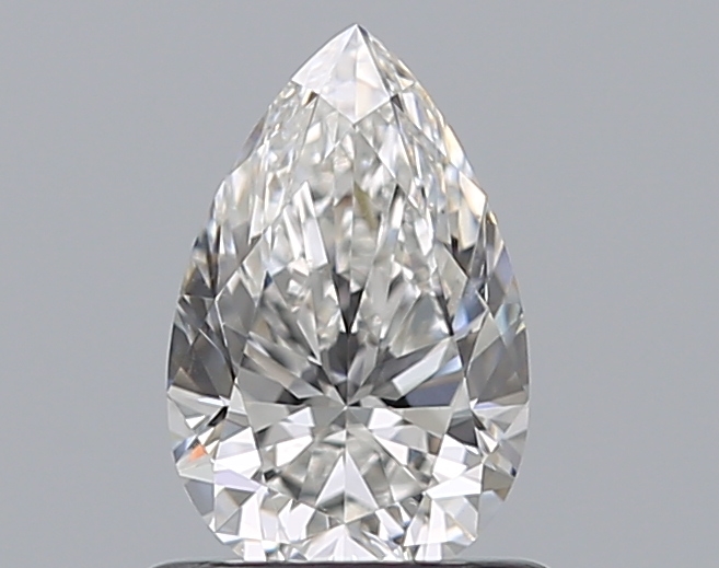Pear 0.75 ct F VS2