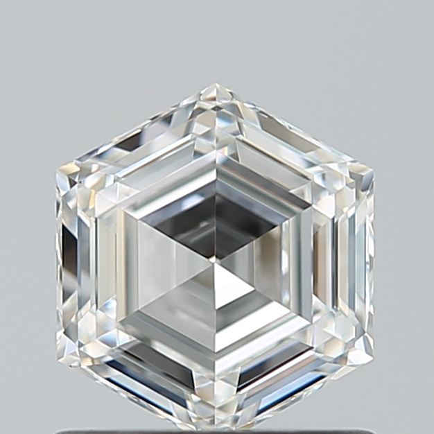 Hexagonal 0.75 ct F VVS1