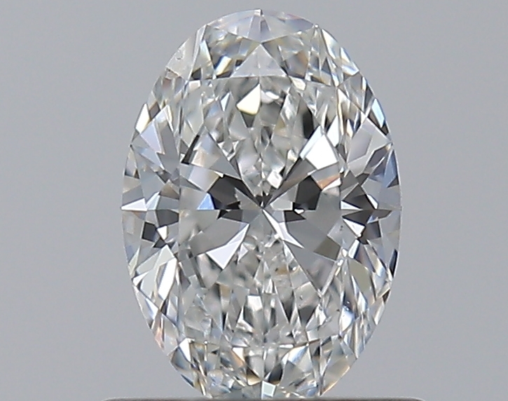 Oval 0.6 ct F SI2