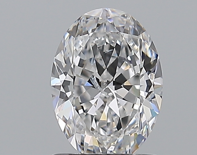 Oval 0.96 ct D SI2