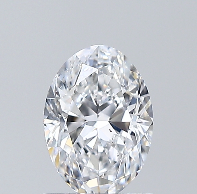 Oval 0.9 ct D SI1