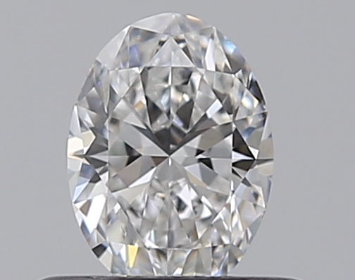 Oval 0.4 ct D SI1