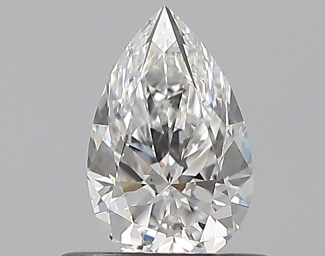 Pear 0.46 ct F VS2
