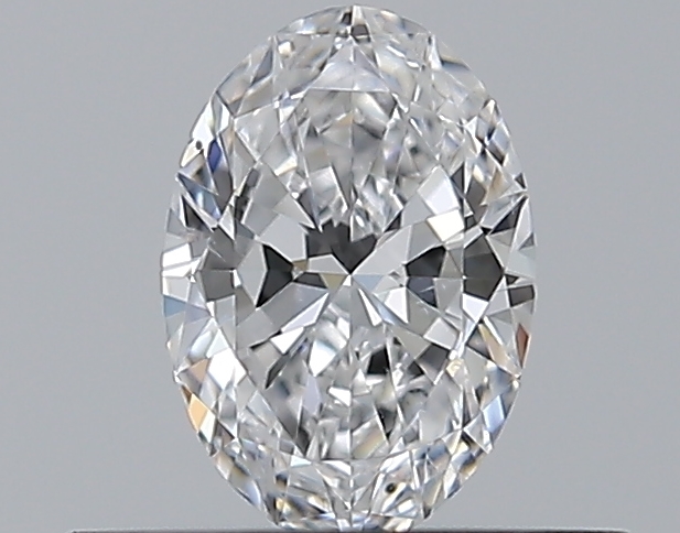 Oval 0.3 ct D SI1