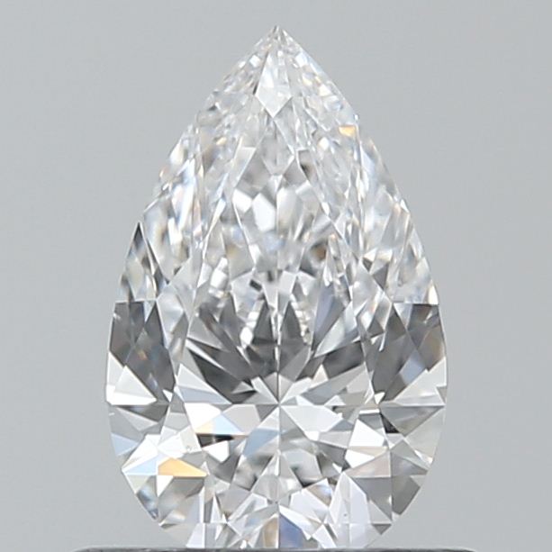 Pear 0.5 ct D VS2