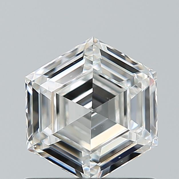 Hexagonal 0.71 ct F VS2