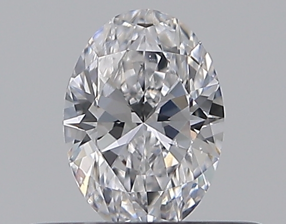 Oval 0.3 ct D SI1