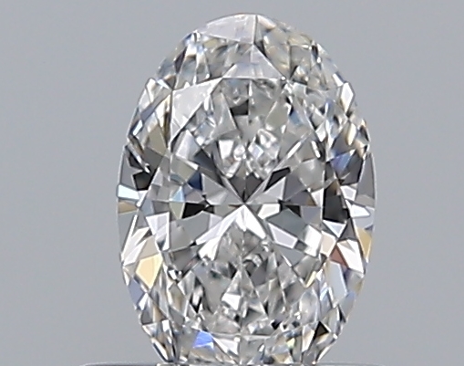 Oval 0.43 ct D IF
