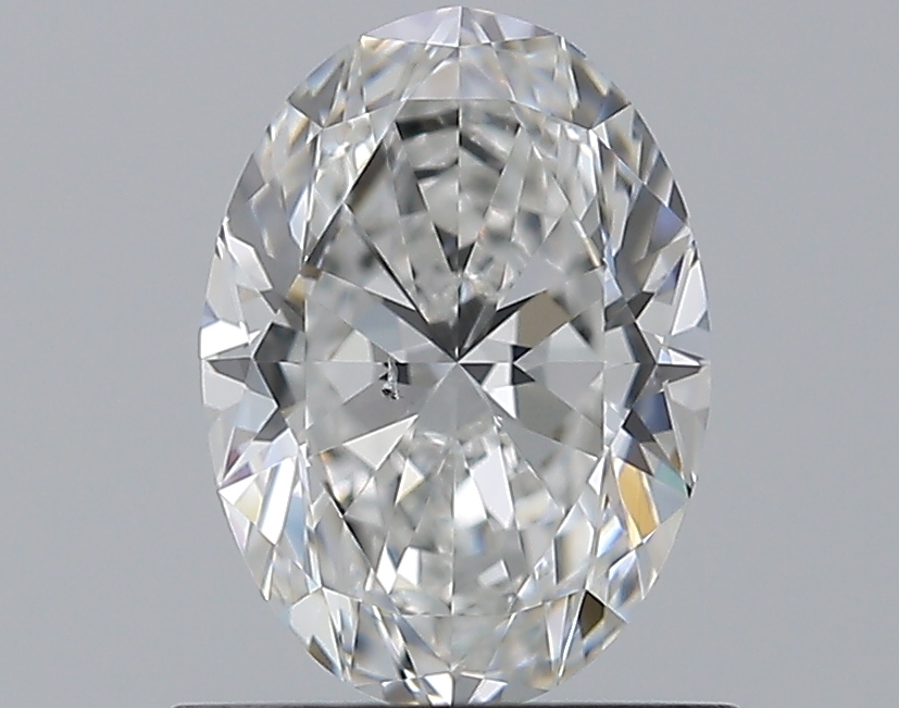 Oval 0.82 ct F SI1