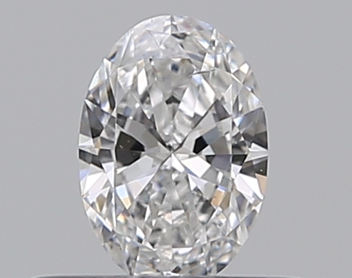 Oval 0.3 ct D SI1