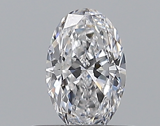 Oval 0.4 ct D SI1