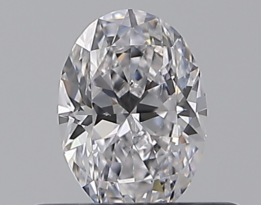 Oval 0.36 ct D SI1