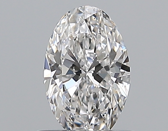 Oval 0.57 ct D SI1