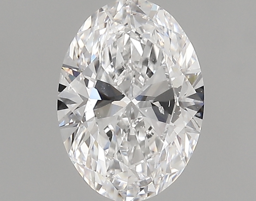 Oval 0.9 ct D SI2