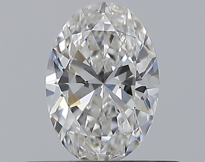Oval 0.4 ct F SI2