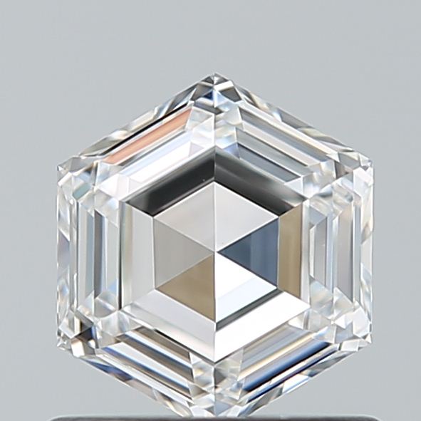 Hexagonal 0.7 ct E VVS2