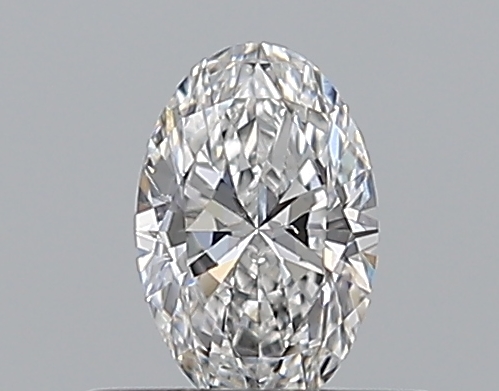 Oval 0.3 ct D SI1