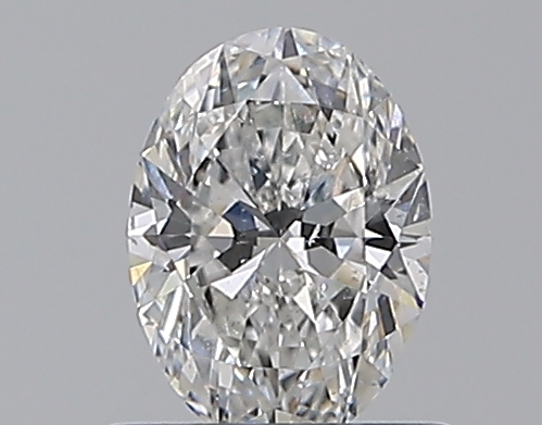 Oval 0.6 ct F SI1