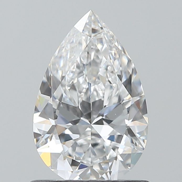 Pear 0.8 ct D VS2