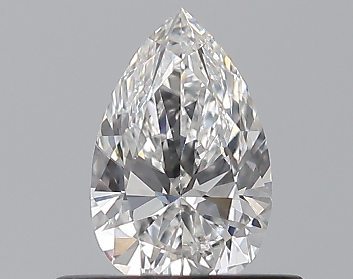 Pear 0.46 ct F VS2