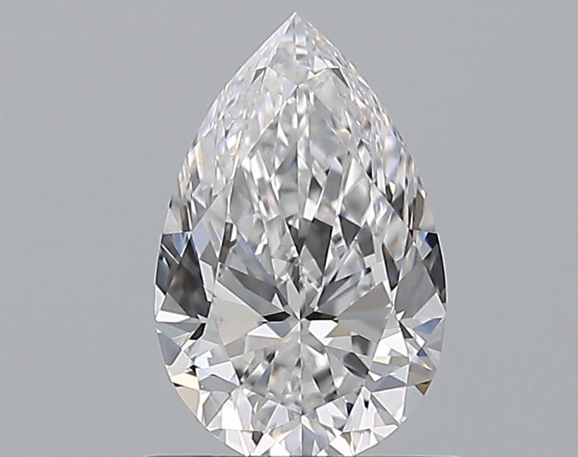 Pear 0.8 ct D VVS2