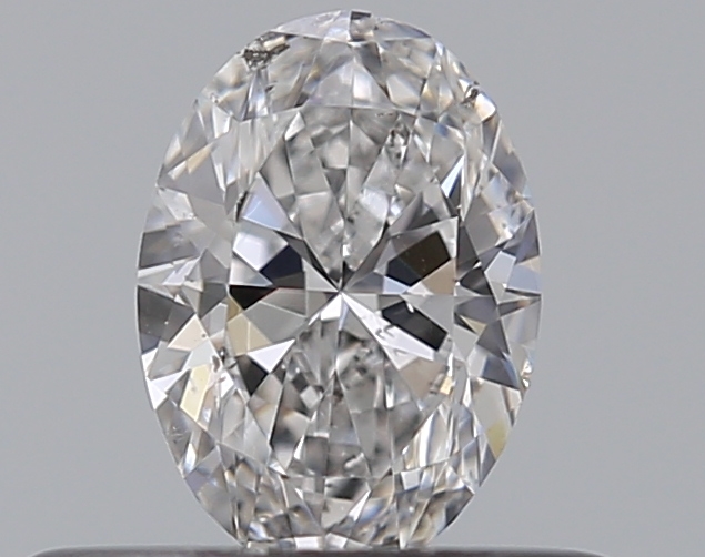 Oval 0.3 ct D SI2