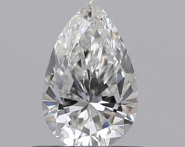 Pear 0.46 ct F VS2