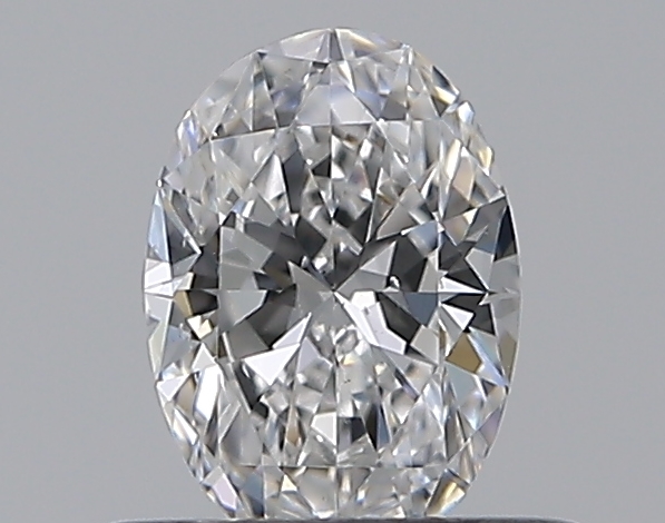 Oval 0.4 ct D SI1