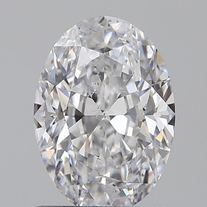Oval 0.9 ct D SI2