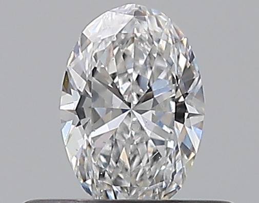 Oval 0.3 ct D SI1