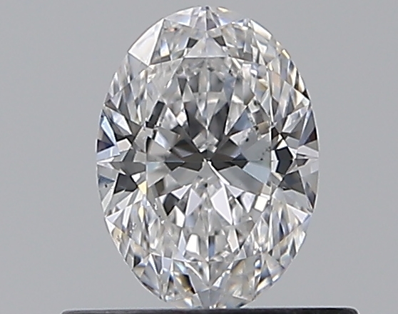 Oval 0.5 ct D SI1