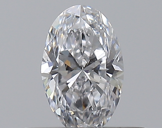 Oval 0.3 ct D SI1