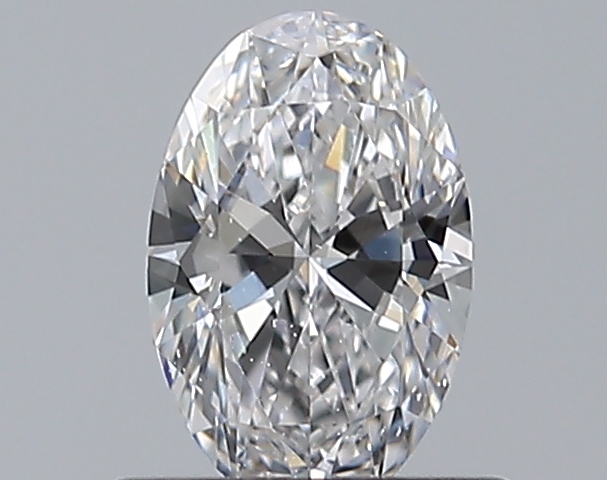Oval 0.5 ct D SI1