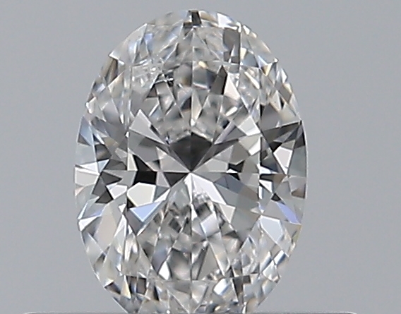 Oval 0.3 ct D SI2