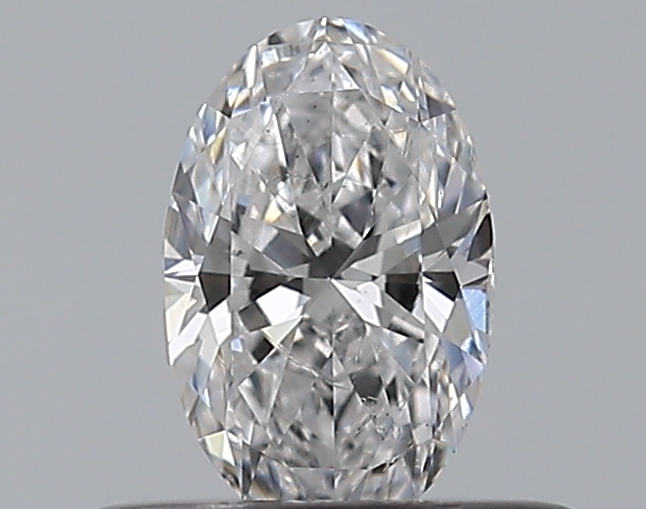 Oval 0.3 ct D SI2
