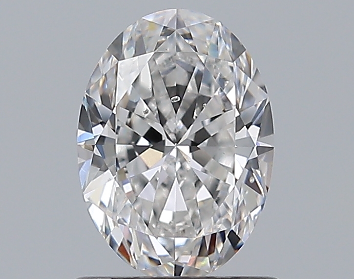 Oval 0.9 ct D SI1