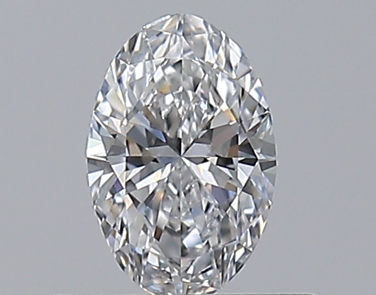 Oval 0.4 ct D VVS2