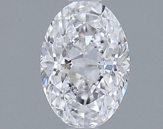 Oval 0.8 ct D SI1