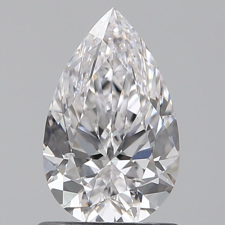 Pear 0.9 ct D SI1